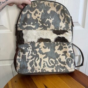 Myra Dough Backpack leather cowhide